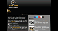 Desktop Screenshot of bullitprooftransmission.com